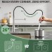 Kitchen Faucet with Pull Down Sprayer Stainless Steel Single Handle Pull Out Spring Sink Faucets